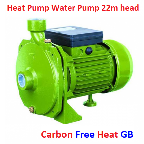 22m Head Water Pump £344.95 CarbonFreeHeat GB 07491 644 214